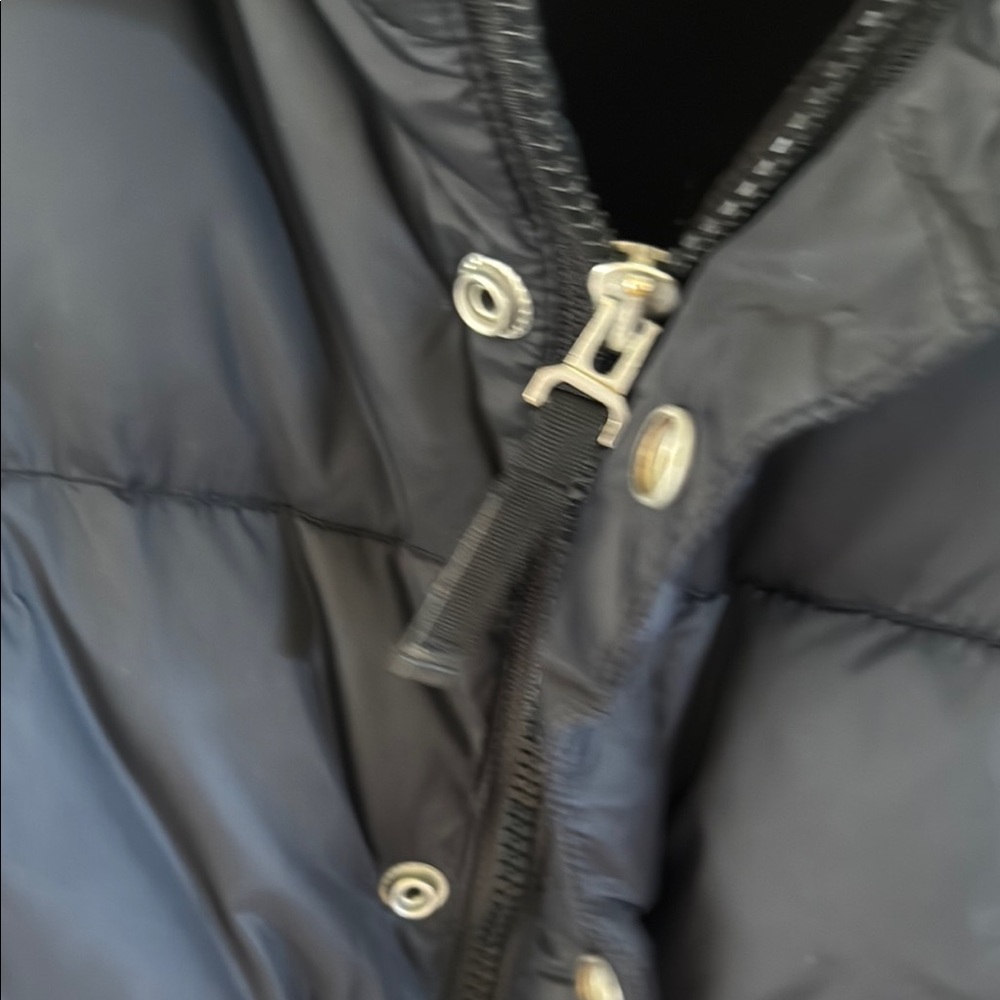 Navy Puffer Jacket - Picture 3 of 8